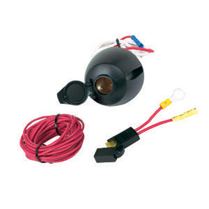 12-Volt Power Socket w/ 17' wire & fuse assembly