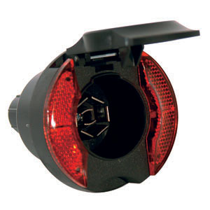 Socket w/ LEDs 7-Blade Trailer Connector