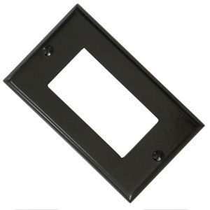 Brown Square Switch Plate Cover