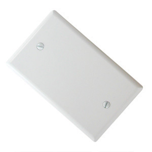 White Blank Wall Plate