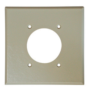 Ivory 30 amp Receptacle Cover