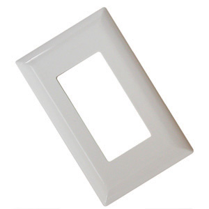 White Speed Box Receptacle Cover