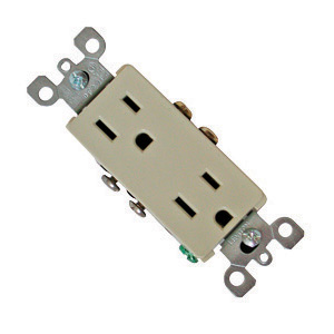 Ivory Decor Speed-Wire Receptacle