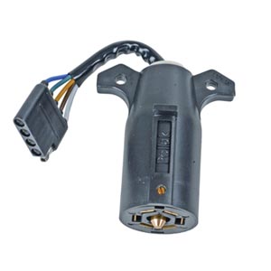 7-Round to 5-Flat Park Power Adapter