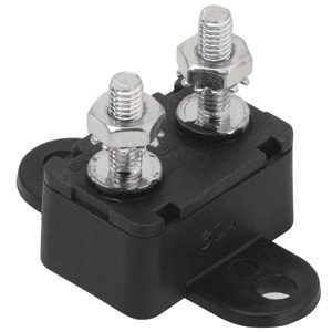 30 amp Metal 12 Volt In-Line Circuit Breaker