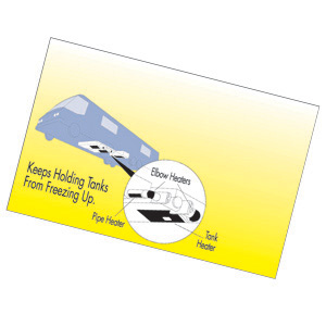 12 Volt 3" x 12" Pipe Heater