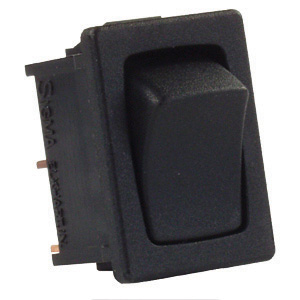Black 12 Volt Mini On/Off Switch, 1/pk