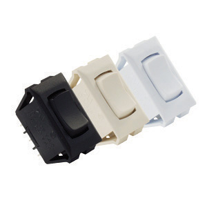 White 12 Volt On/Off/On Switch, 5/Pk