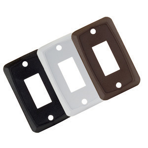 White Double Wall Plate, 1/pk