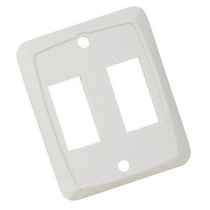Ivory Double Switch Plate