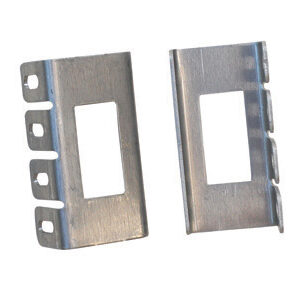 Silver Single Switch Bracket
