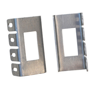 Silver Single Switch Bracket