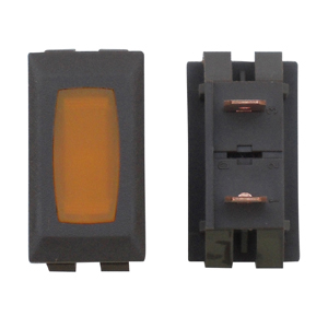 Brown/Amber 12 Volt Indicator Lamp