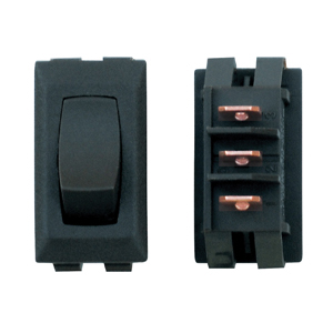 Black On/On 12 Volt Switch