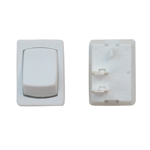 White On/Off Mini 12 Volt Switch