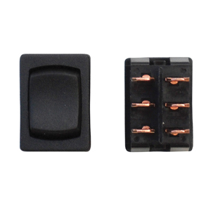 Black On/Off/On DPDT Mini 12 Volt Switch