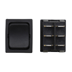 Black Super Duty 12 Volt Switch