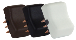 White DPDT On/Off/On Mom Switch