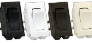 Ivory SPST On/Off Switch, 1/pk