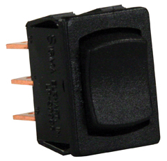 Black DPDT Mom-On/Off/Mom-On Mini Switch, 5/pk