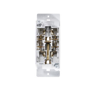 White Dual Outlet w/ Cover Plate