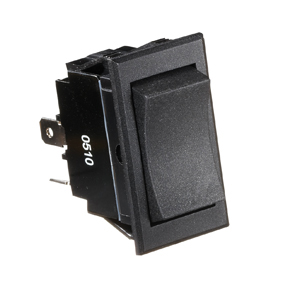 Black 4-Terminal 20A Rocker Switch