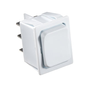 White On/Off SPST 5A Rocker Switch
