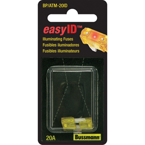 20 Amp ATM Easy ID Fuse, 5/pk
