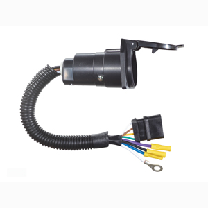 4-Flat to 7-Blade Trailer Connector Adapter, Pkg