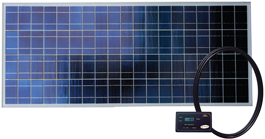 33"Lx 21"W 50W Solar Kit w/ Digital Regulator
