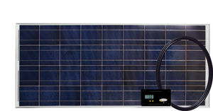125W Solar Kit W/Digital Reg