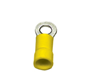 25/pk Yellow 12-10 Ga #10 Vinyl Insulated Ring