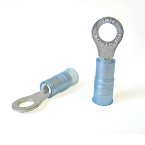 5/pk Blue 16-14 Ga #10 Vinyl Insulated Ring