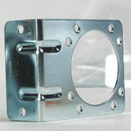 Metal 7-Way Trailer Connector Bracket