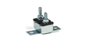 90 deg Mount 50 amp 12 Volt In-Line Circuit Breaker