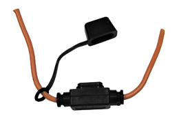 16 Ga 5-20 amp Mini In-Line Fuse Holder, Bulk
