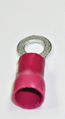 25/pk Red 8 Ga 5/16" HD Vinyl Insulated Ring