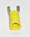 100/pk Yellow #8 Vinyl Spade Terminal