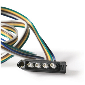 5-Flat  Loop Trailer Connector w/ 60" Leads, Bulk