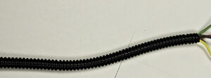 100' Black 1/4" Split Loom