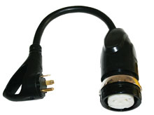 50A 125/250V To 30A Plug Connector w/ LED
