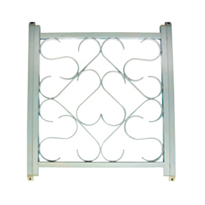 White Deluxe Screen Door Grille