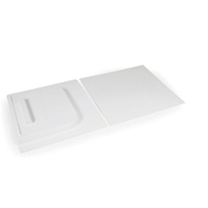 White 12" Screen Door Slide