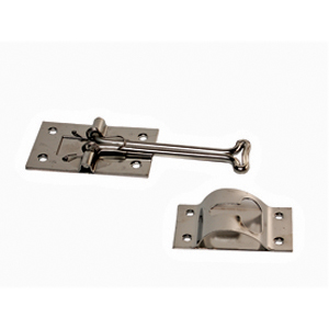 SS 4" Straight T-Style Entry Door Holder