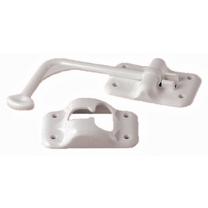 White Plastic 90 deg T-Style Entry Door Holder