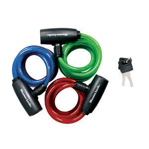 Keyed Alike Cable Locks, 3/pk