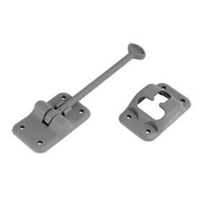 Grey Plastic 6" Straight T-Style Entry Door Holder