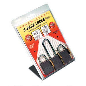 Keyed Alike Coupler Padlock Set, 3/pk