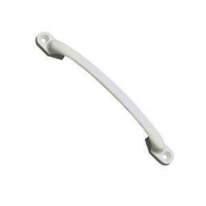 White Metal Assist Handle