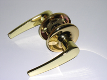 Brass Lever Style Passage Lock